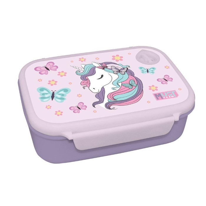 Unicorn Matlåda med Vattenflaska Set - 3