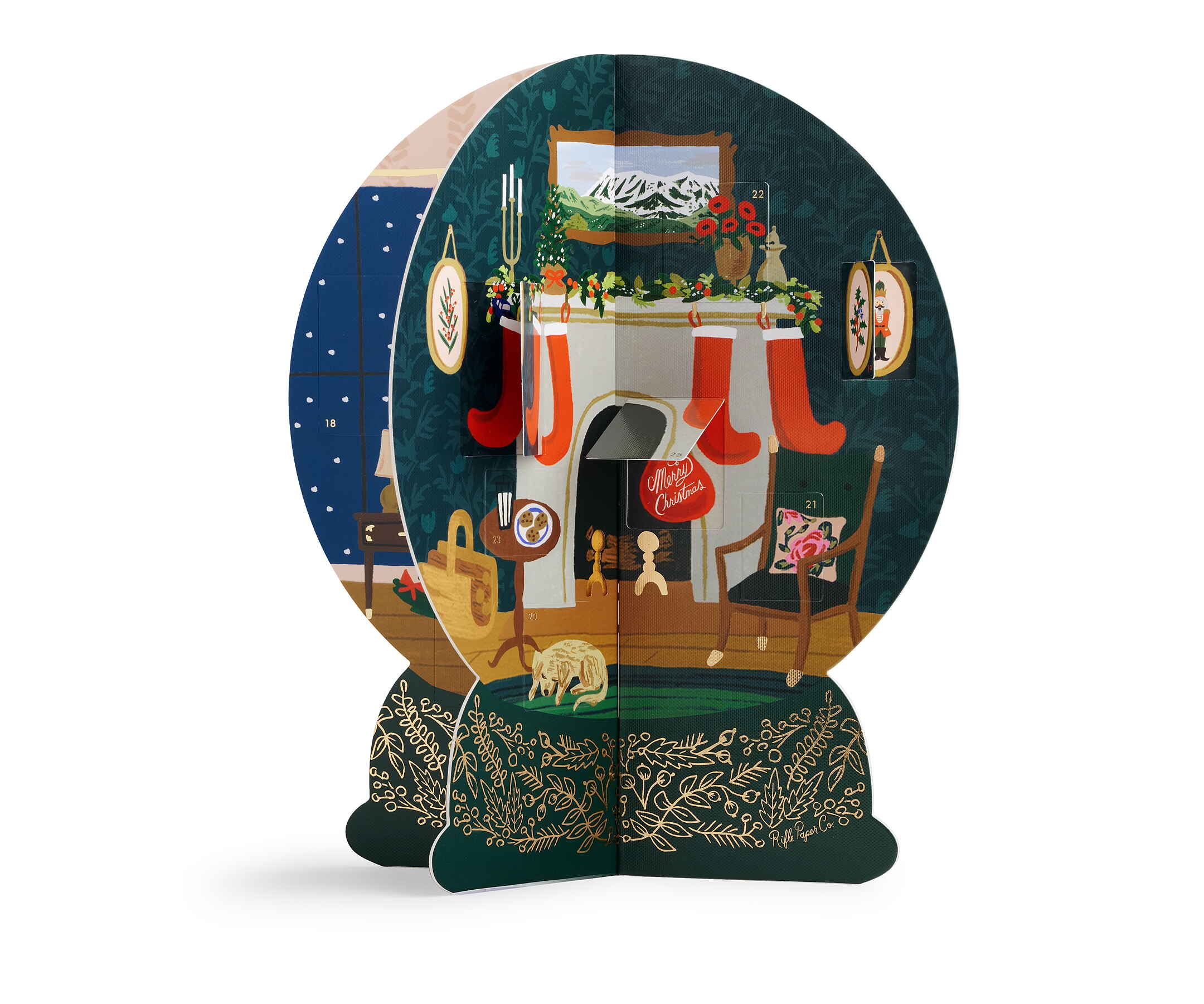 Snow Globe Advent Calendar P A R L E B O