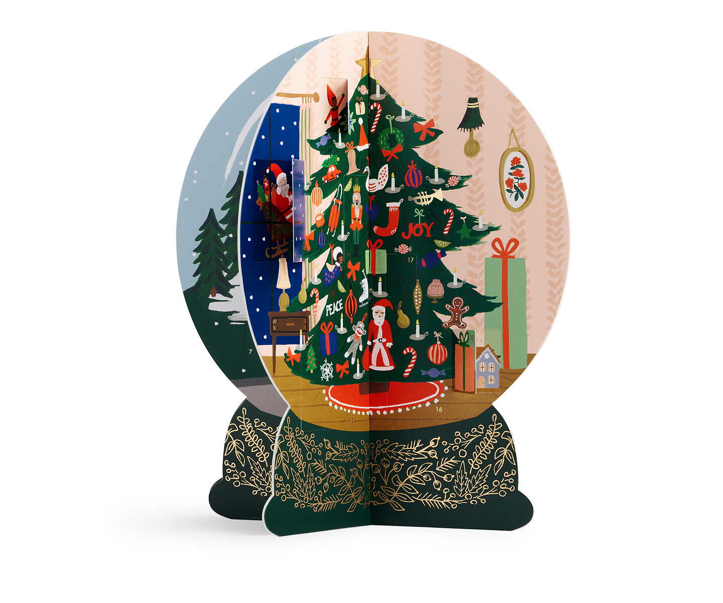 Snow Globe Advent Calendar P A R L E B O