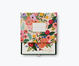 Garden Party Thank You  Keepsake Card Box