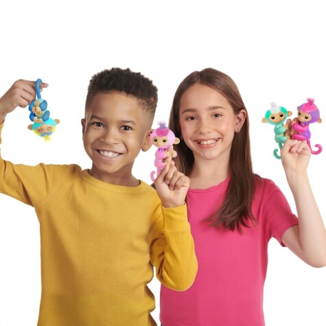 Fingerlings 2.0 Apa Leo, Blå - 3