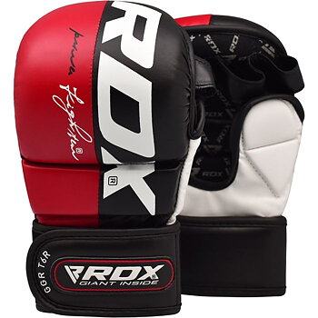 MMA Handskar - RDX T6 Röd SMMAF Approved
