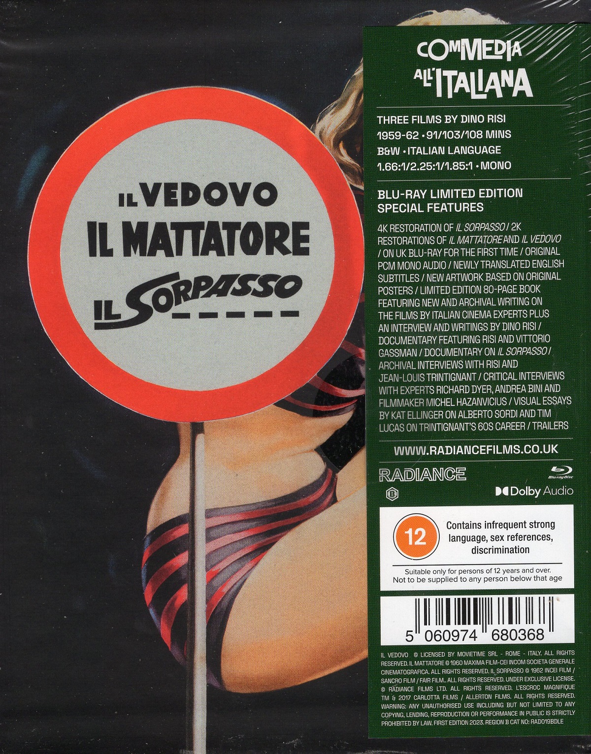 Commedia All'italiana: Three Films By Dino Risi (Limited Edition) (ej svensk text) (Blu-ray) - 2