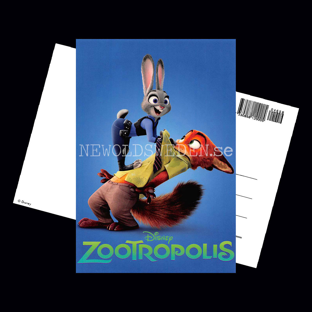 ZOOTOPIA DISNEY Vykort - 556 - 2
