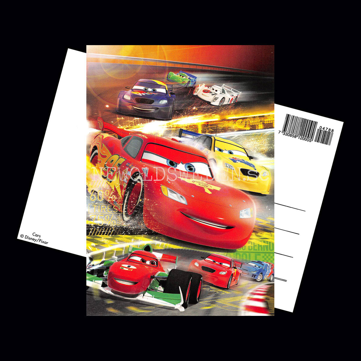 CARS DISNEY/PIXAR Vykort - 556 - 2