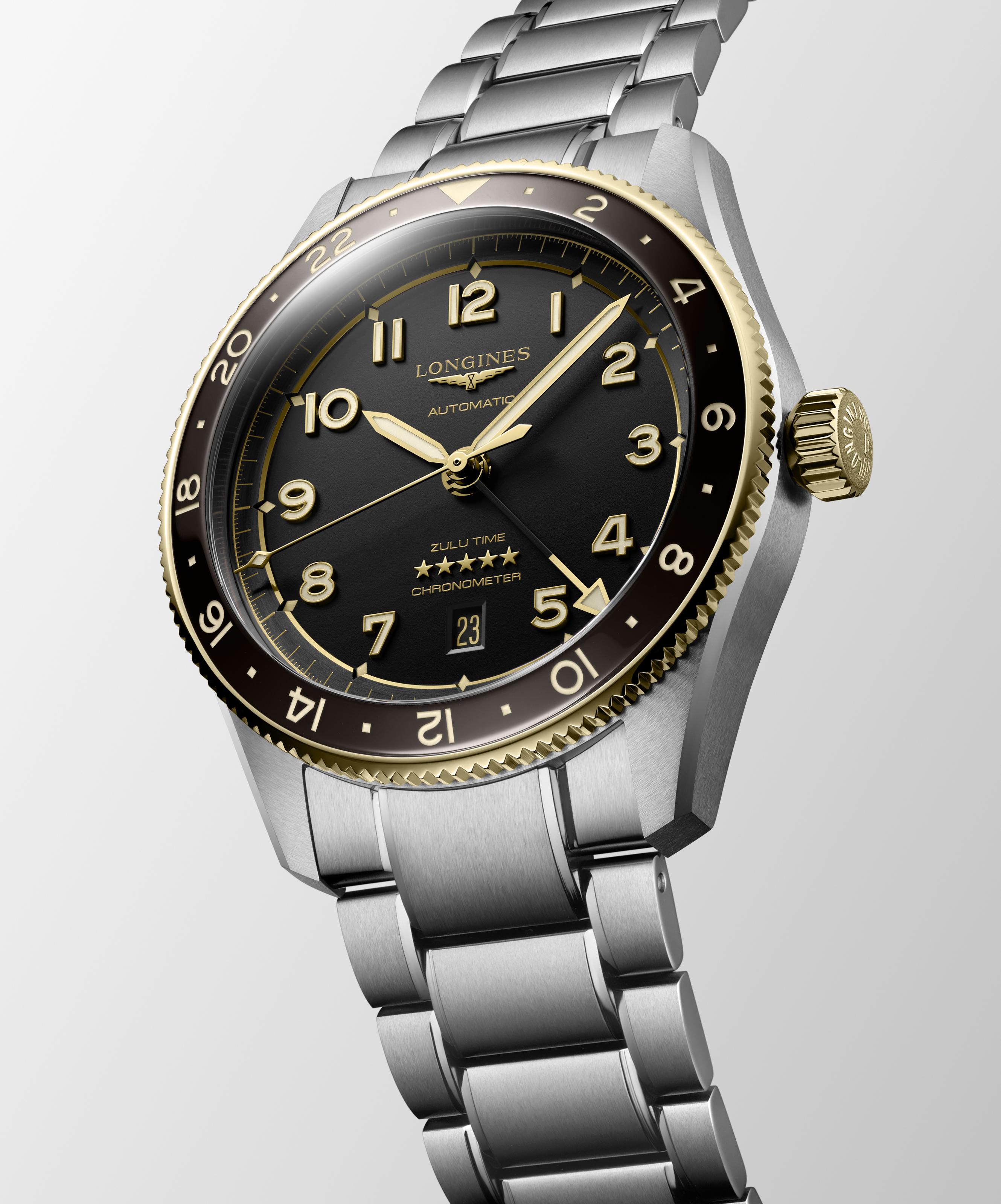 L3.812.5.53.6 Longines Spirit Zulu Time  42 antracit
