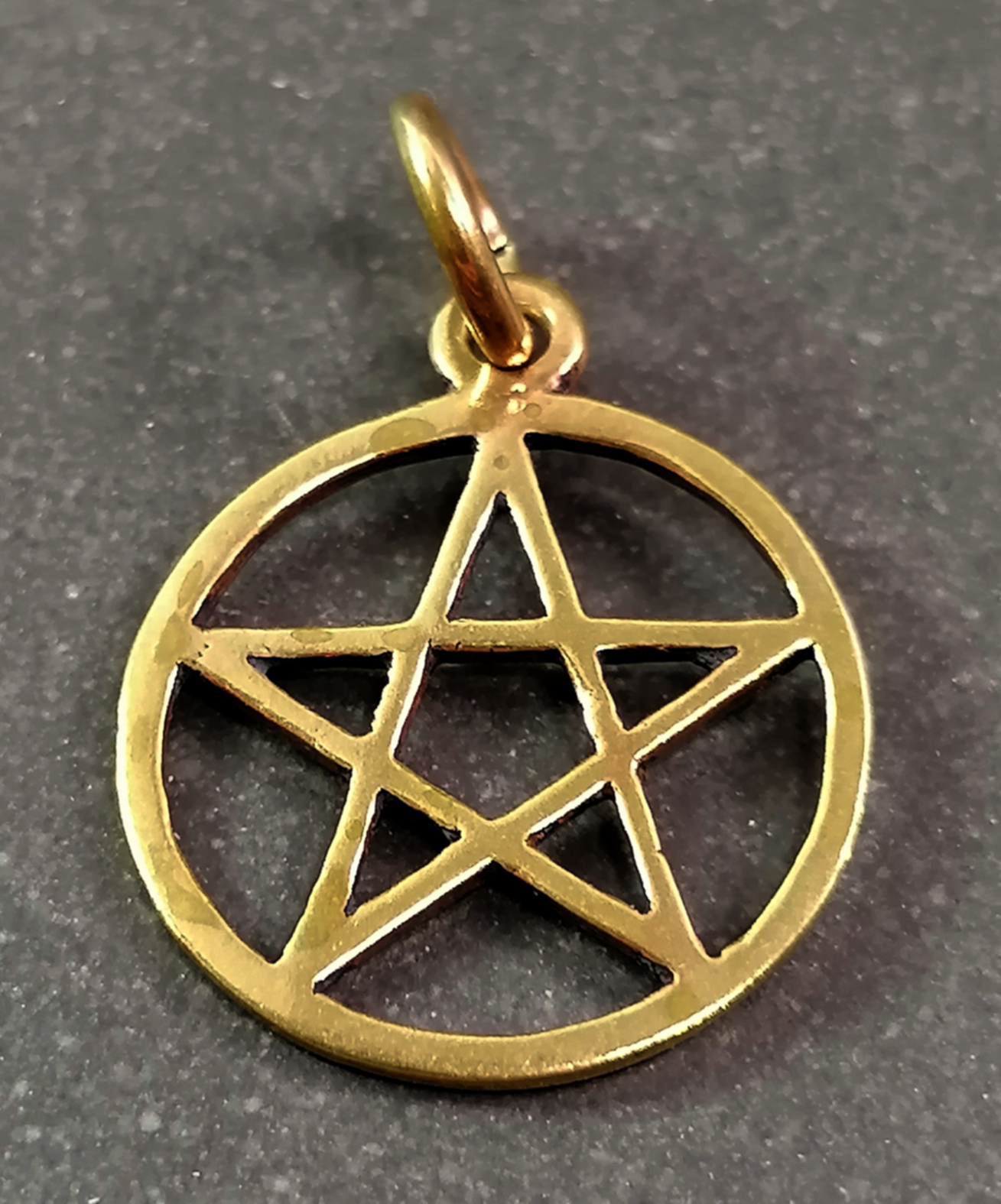Pentagram - Hänge i Brons - Stor