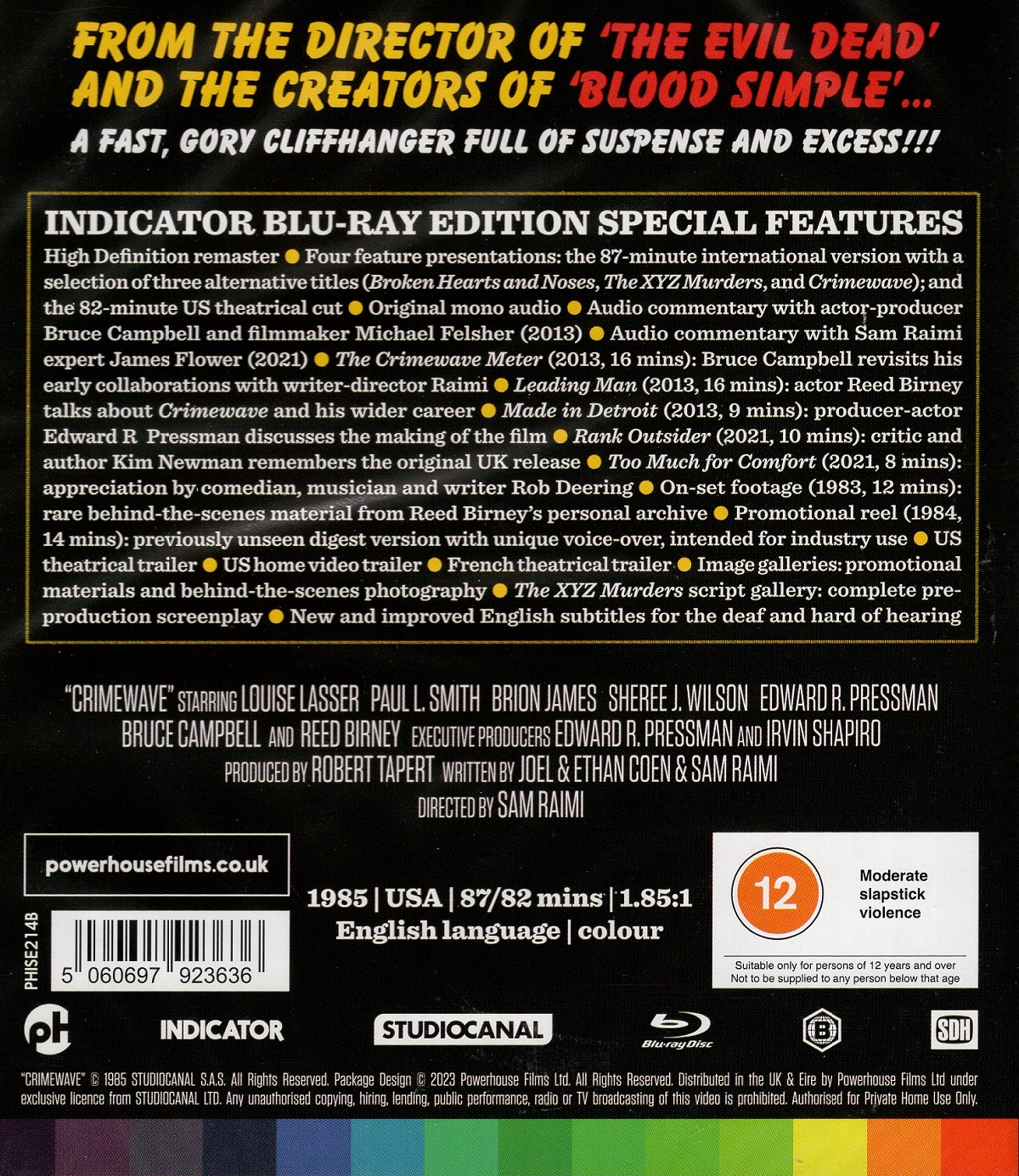 Crimewave (ej svensk text) (Blu-ray) - 2