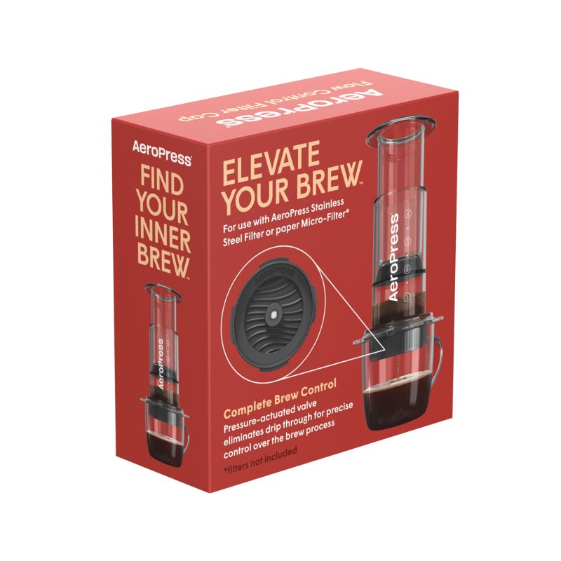 AeroPress Flow Control Filter Cap – Tillbehör för Espresso-lik Crema & Förlängd Bryggtid - 3