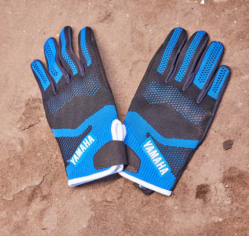 QATAR Paddock Blue Knitted Gloves Women 24