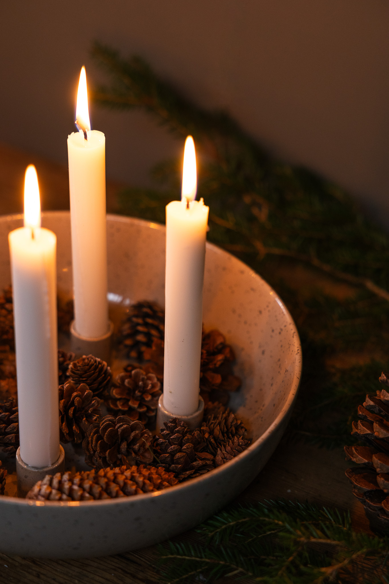 Granholmen - XXL natural candle holder - 6
