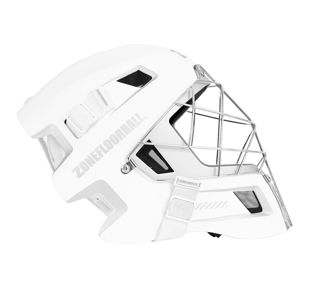 Zone Goalie Mask Upgrade white/silver - 2