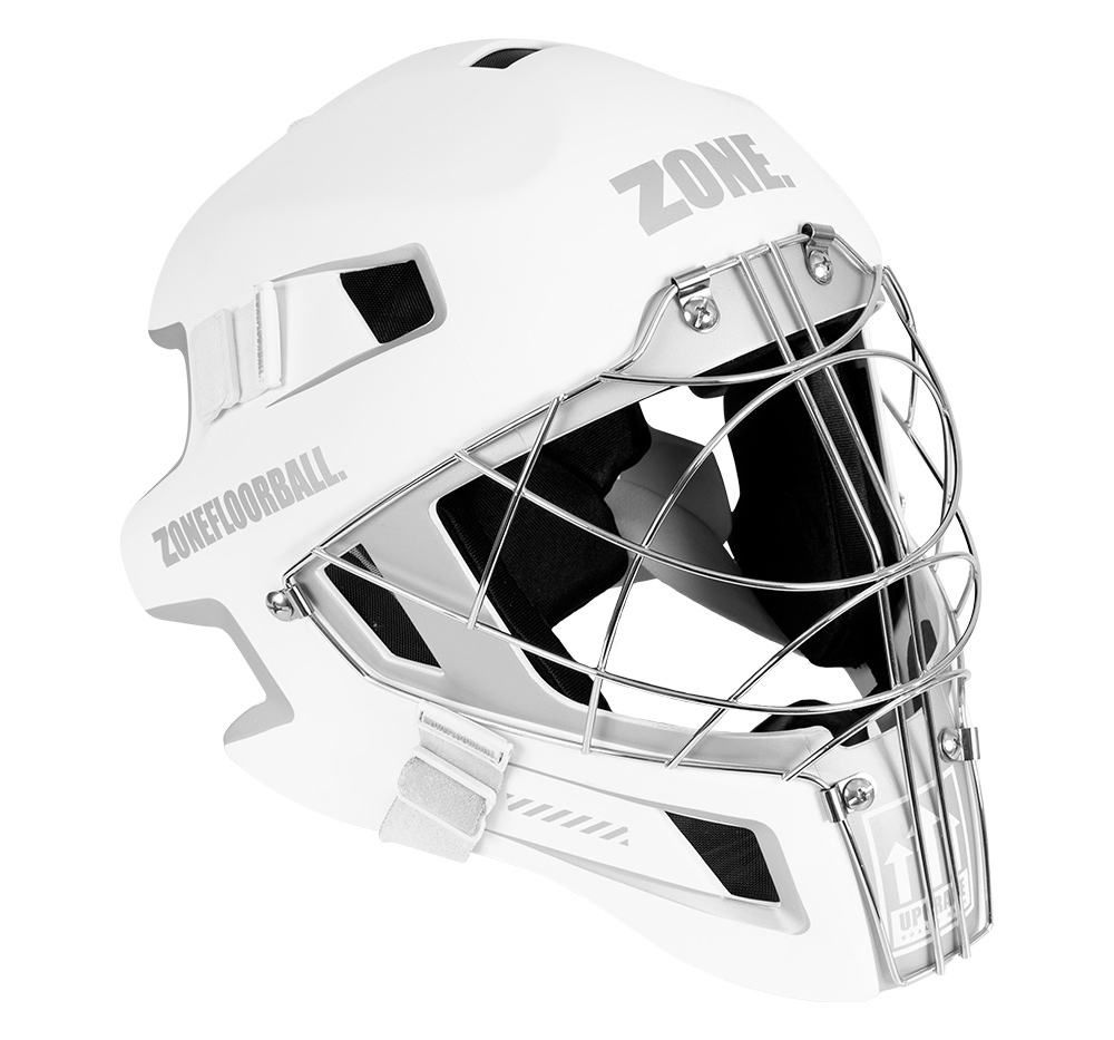 Zone Goalie Mask Upgrade white/silver