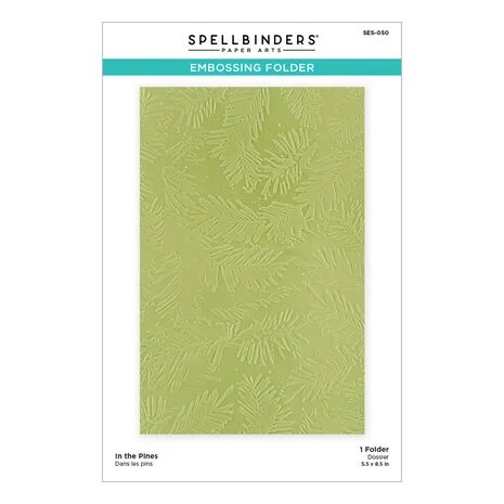 Make It Merry In the Pines Embossing Folder - 2