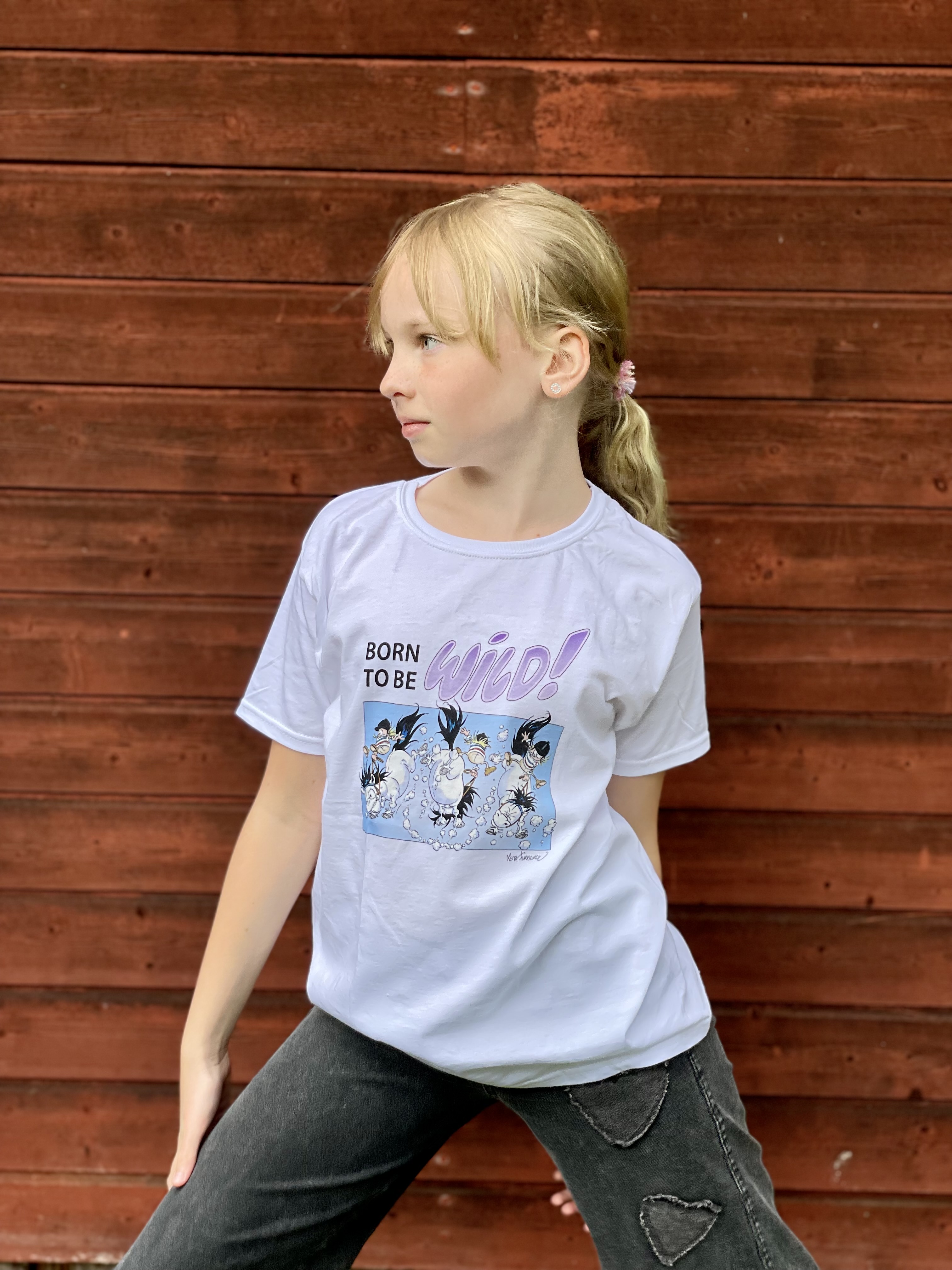 Mulle Barn T-shirt - Born To Be Wild! - 5