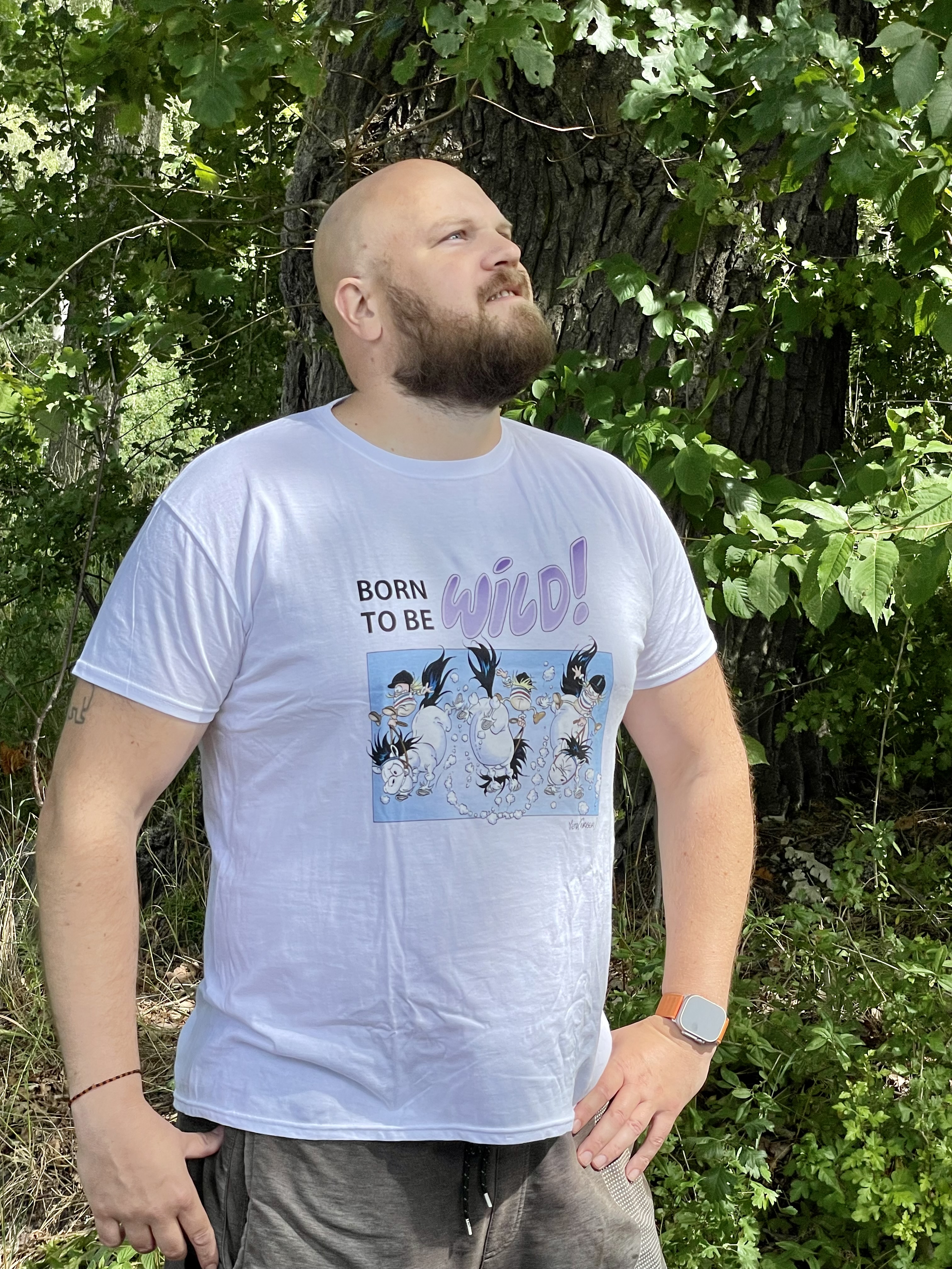 Mulle Herr T-shirt - Born To Be Wild! - 5