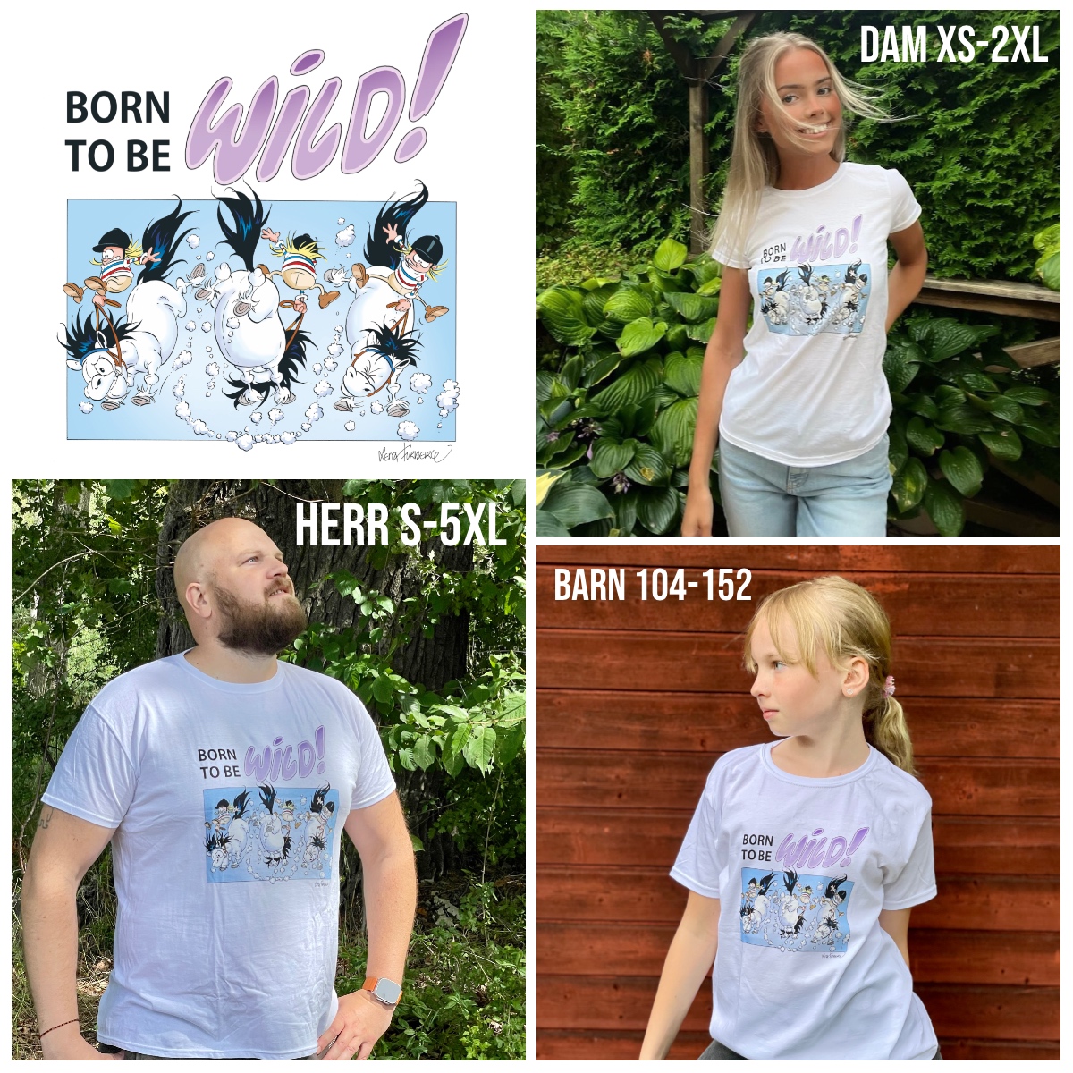 Mulle Herr T-shirt - Born To Be Wild! - 6