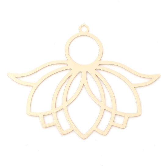 Berlock -  Lotus filigree , Guld
