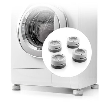 Vibrationsdämpande Fötter 4-Pack för tvättmaskin m.m.