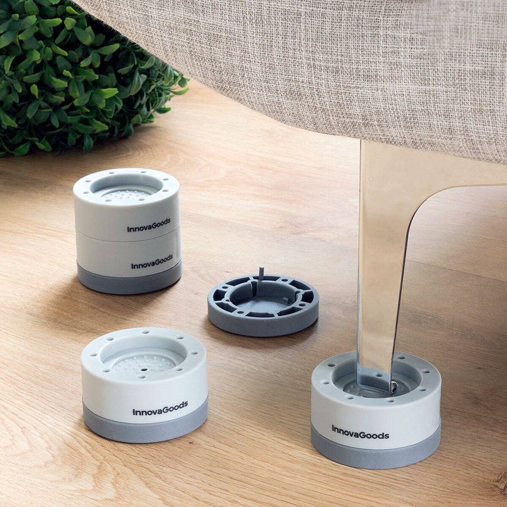 Vibrationsdämpande Fötter 4-Pack under soffa