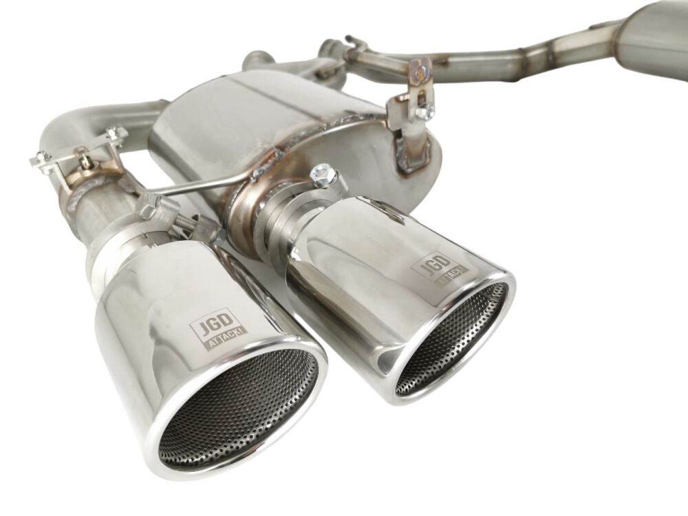 Axle-Back Active Exhaust System + H-Pipe (MUSTANG 15-22 GT) - 2