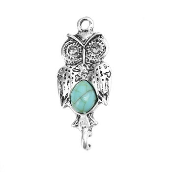 Charm -  Boho  Owl rhinestone