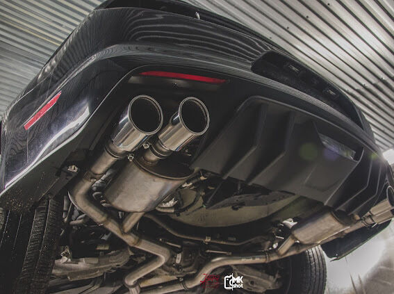 Axle-Back Active Exhaust System + X-Pipe (MUSTANG 15-22 GT) - 8