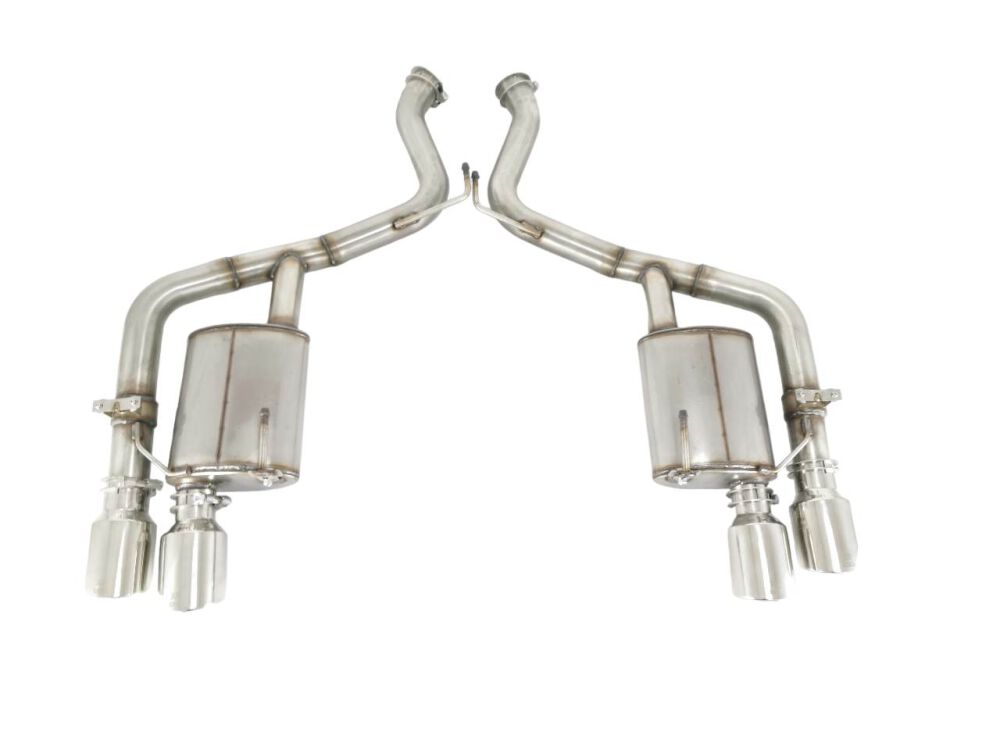 Axle-Back Active Exhaust System + X-Pipe (MUSTANG 15-22 GT) - 4