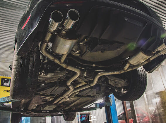 Axle-Back Active Exhaust System + X-Pipe (MUSTANG 15-22 GT) - 9