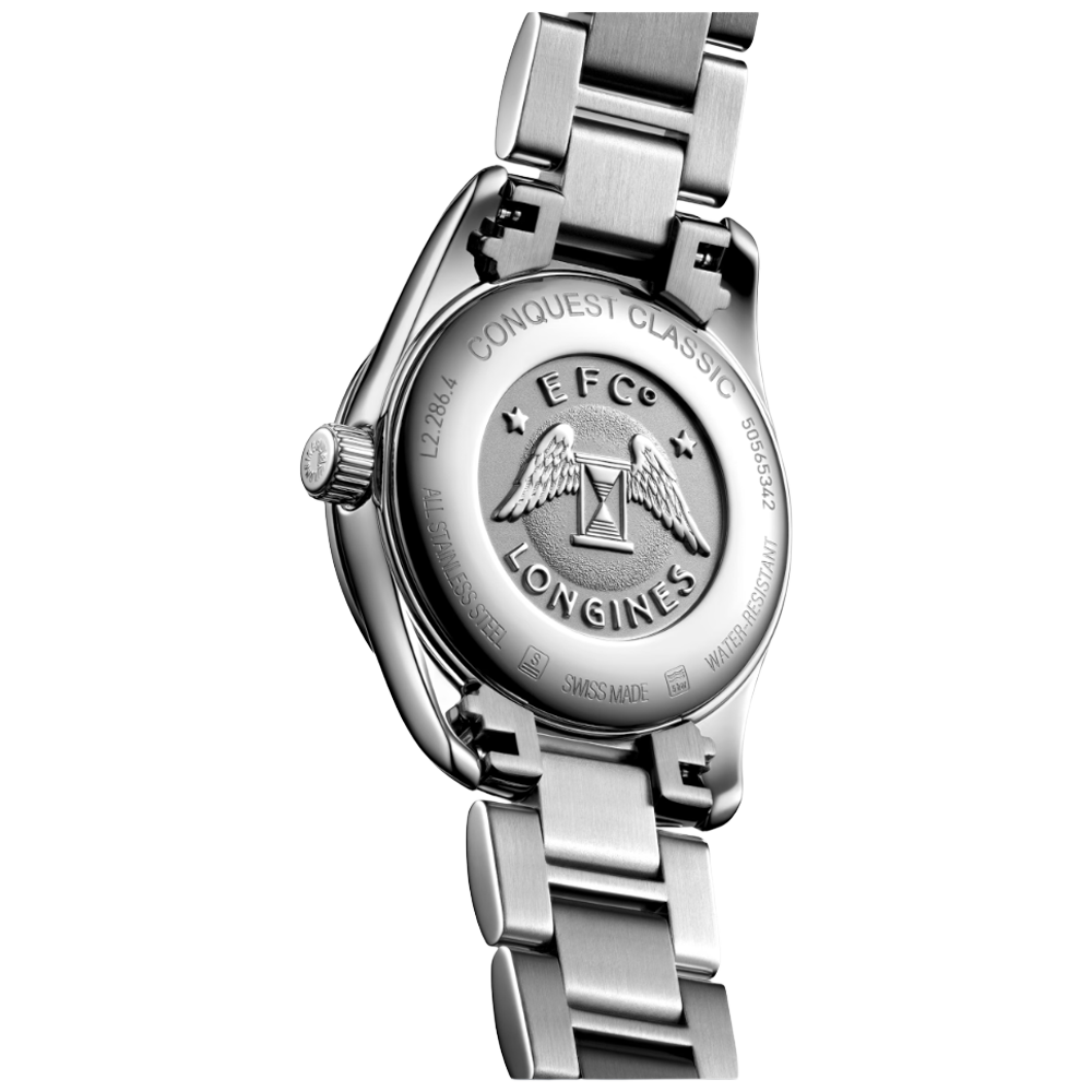 L2.286.4.72.6 Longines Conquest Classic 29,5 Silver