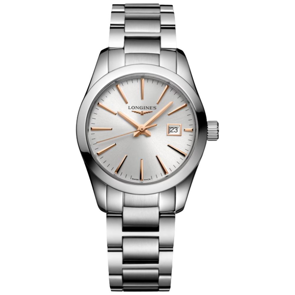 L2.286.4.72.6 Longines Conquest Classic 29,5 Silver