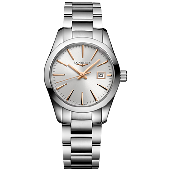 L2.286.4.72.6 Longines Conquest Classic 29,5 Silver