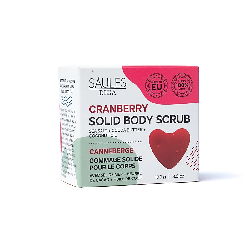 Naturlig skrubb tvål tranbär  100 gr - 3