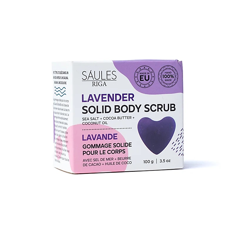 Naturlig skrubbtvål lavendel 100 gr - 3