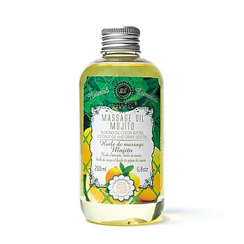 Naturlig massageolja mojito  200 ml