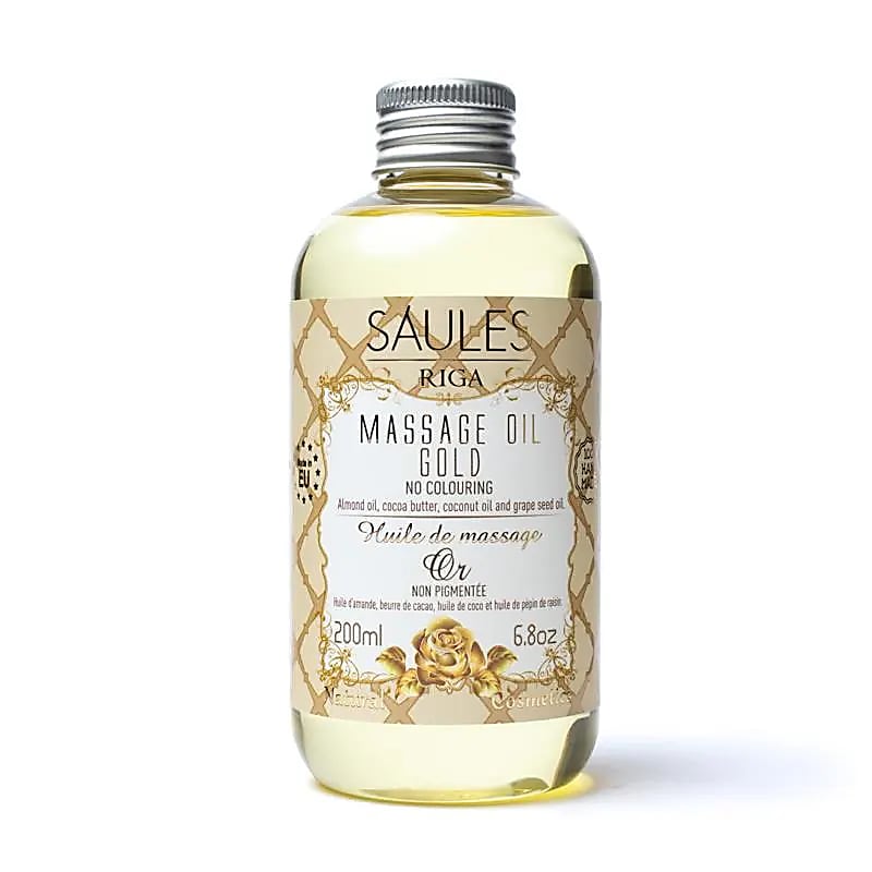 Naturlig massageolja Guld  200 ml