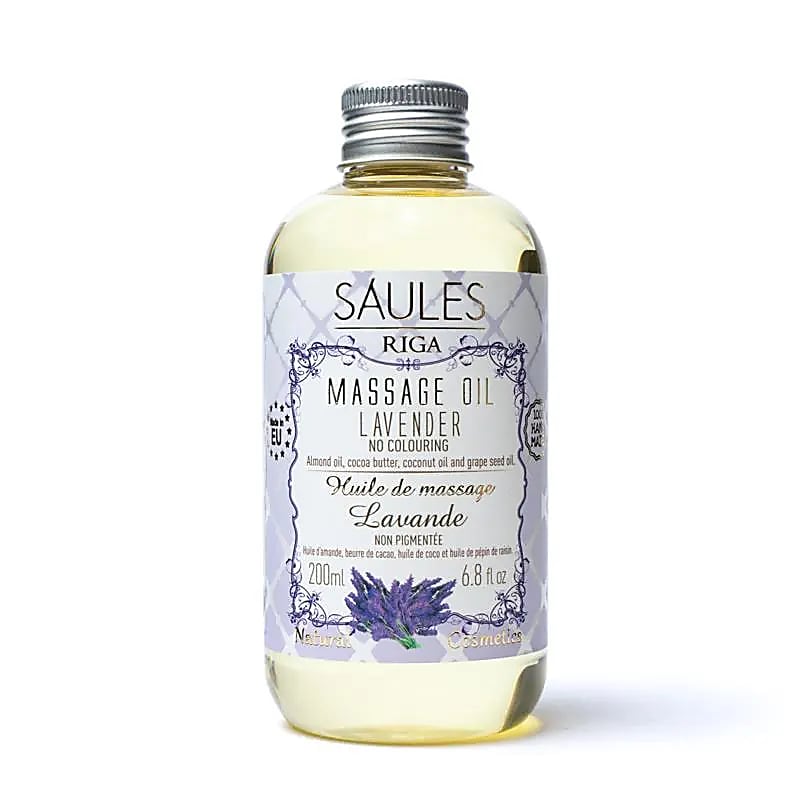 Naturlig massageolja lavendel 200 ml