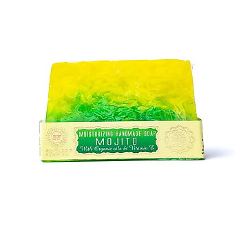 Naturlig handgjord tvål Mojito  ± 80 gr