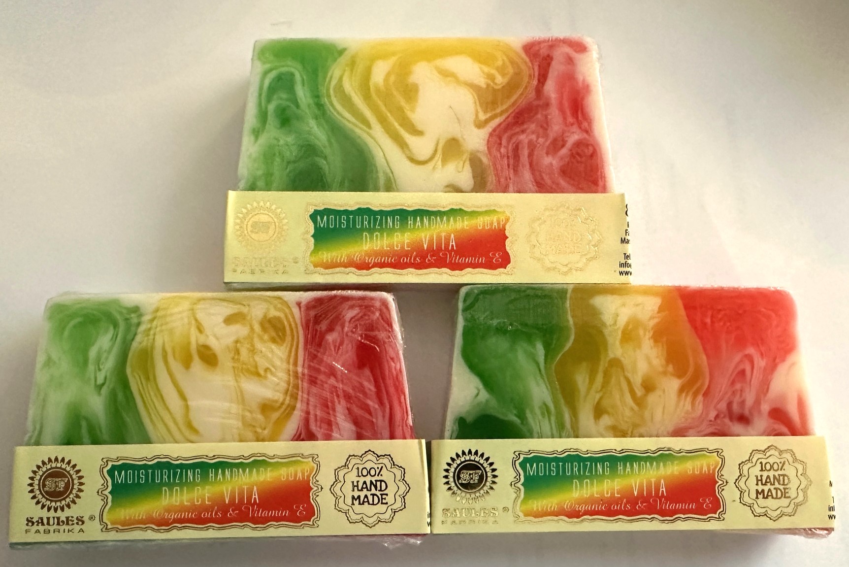 Naturlig handgjord tvål Dolce vita  ± 80 gr