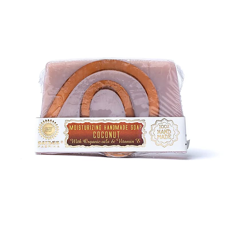 Naturlig handgjord tvål Kokos  ± 80 gr - 2