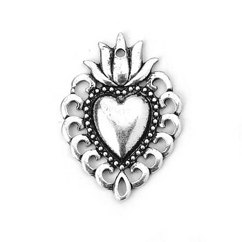 Berlock - Hjärta, ex voto  Silver 29mm