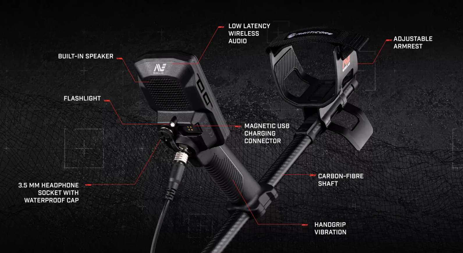 Minelab Manticore + free M15 coil  and M9 coil - 2