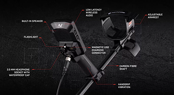Minelab Manticore + free M15 coil  and M9 coil