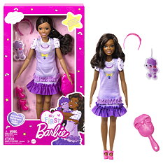 My first Barbie HLL20 Purple dress Barbie