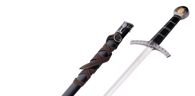Crusader Riddare  Svärd  med Slida - 60cm - 4