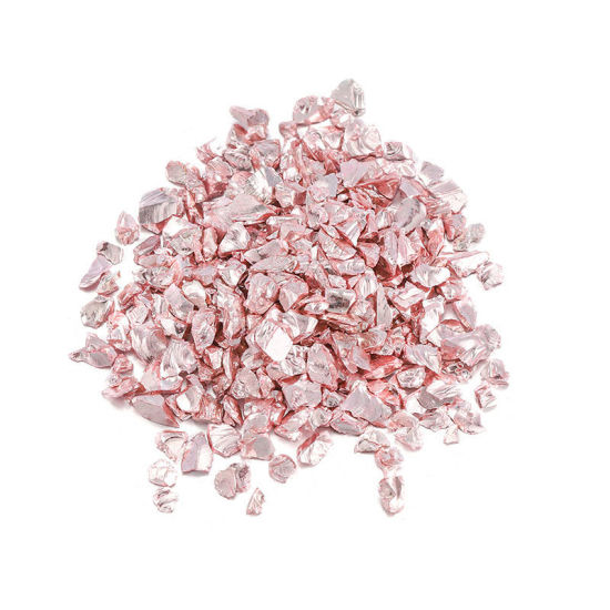 Glass, 2-4mm Lt pink 