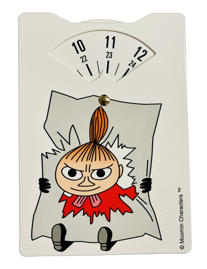 Moomin time disc - Little My with paper