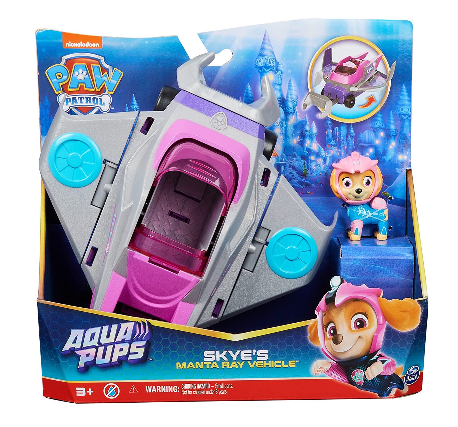 Paw Patrol Aqua Themed Vehicles Skye
