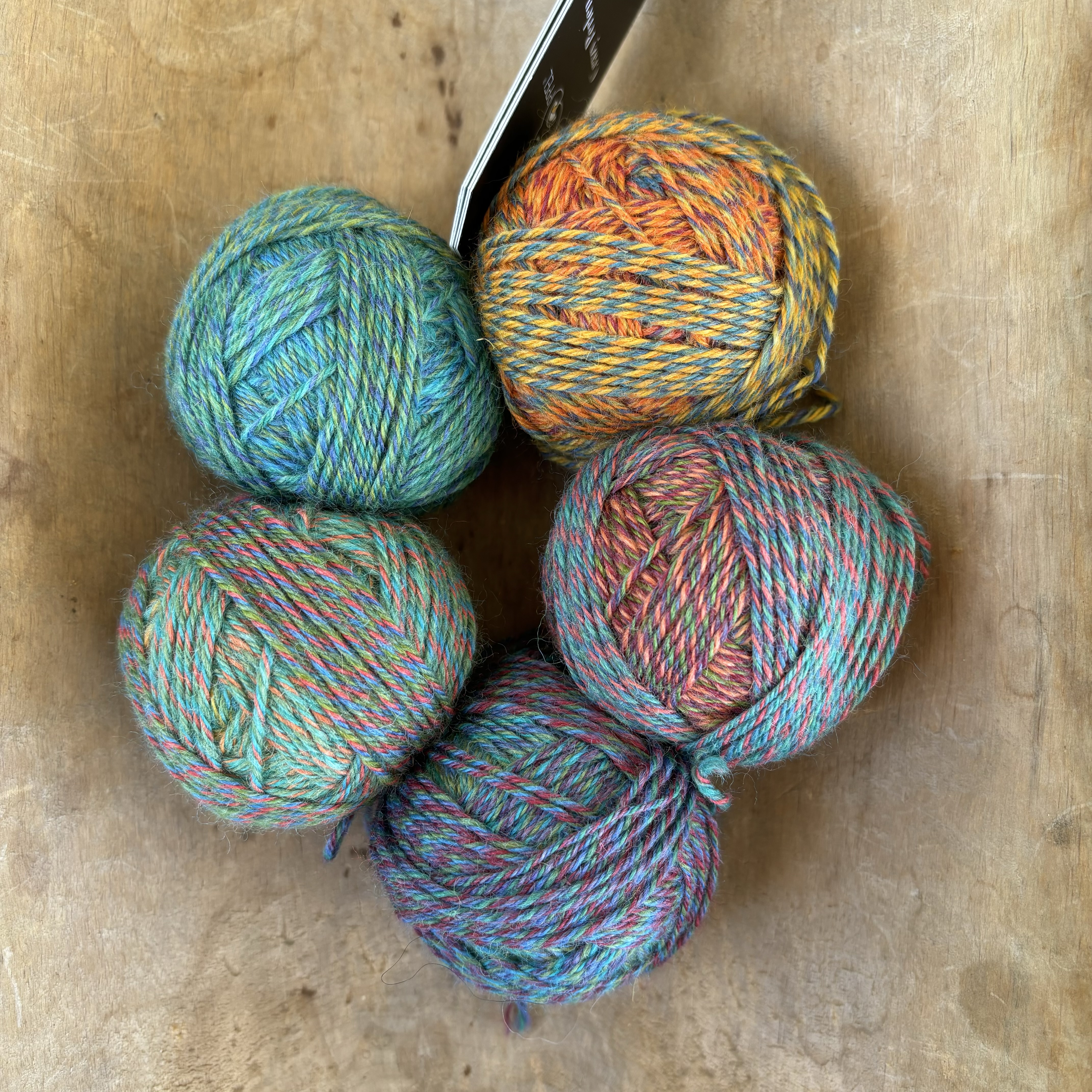 Sockgarn Schoppel - Crazy Perlen Petrolorange - House of Hildur
