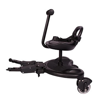 Ståbräda Buggy Board med pall, Black
